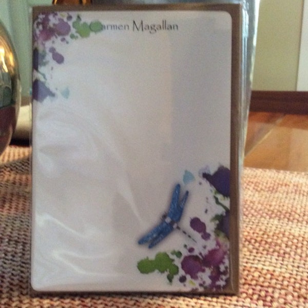 Monarch Butterfly Note Cards, Personalized Flat Note Cards, Custom ...