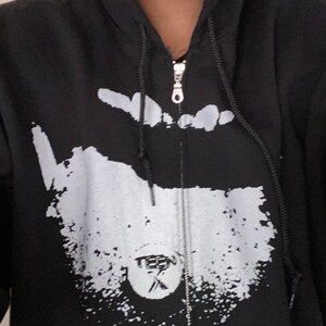 Ken Carson Actual Hate Teen X Full Zip Hooded Sweatshirt Merch