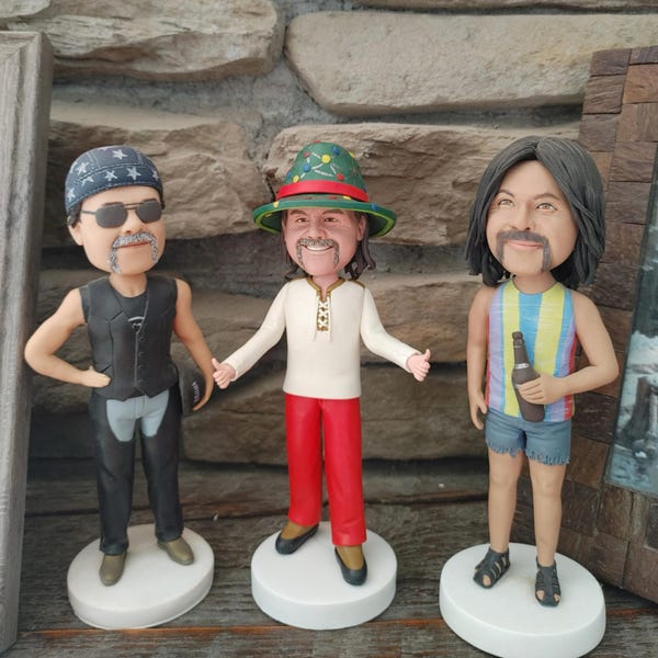 Etsy buyer's Etsy review photo of a Custom bobblehead doll