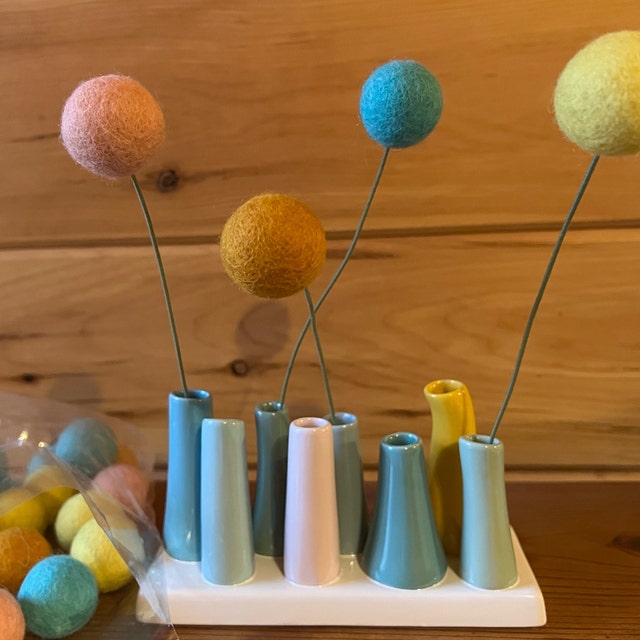 Wool Felt Pom Pom Balls - 1cm — Two Hands Paperie