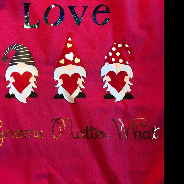 Three Gnomes Holding Hearts Svg, Valentine's Day Cut Files, Gnomes Svg ...