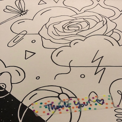 Make Your Own Doodle Challenge Blank Template Printable Download - Etsy
