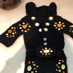 baby elvis crochet outfit