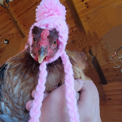 Chicken Hat With Ties - Etsy