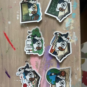 Math Cat Sticker CLEAR Sticker - Etsy