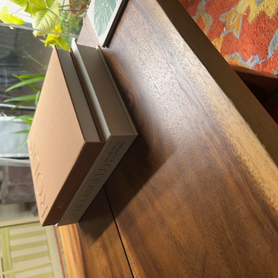 Decorative Coffee Table Book Box Set Openable Book Box Linen Book Box ...