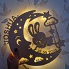 Baby Fuchs LED Wandlampe Nachtlicht – Personalisierbar Mit Namen, Batterie- Oder USB-betrieben, Farbauswahl – Deko Für Kinderzimmer