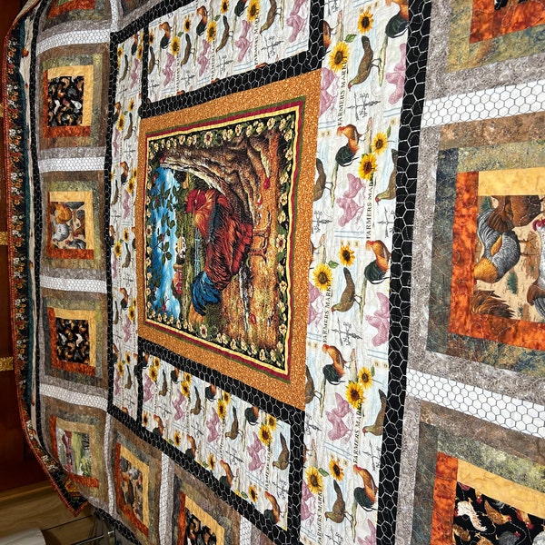 NEW Quilt Pattern: Penguin Plunge, 55”x46” Quilt and Tote Bag, Java ...