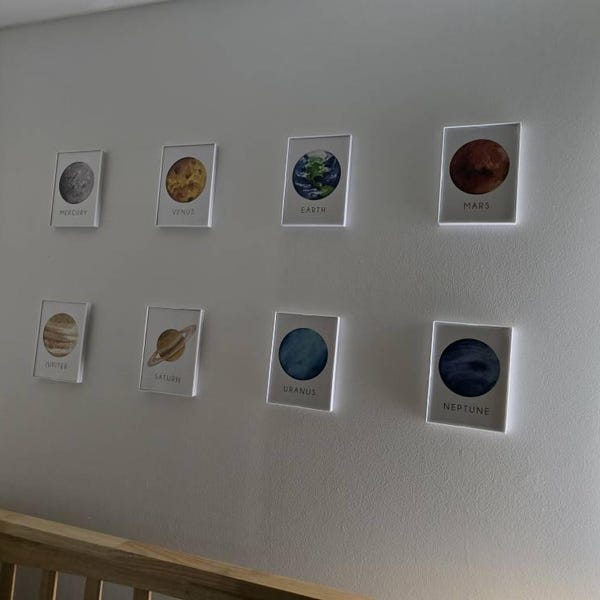 Planet Print Set Planet Printables Solar System Printables Solar System ...