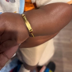 Baby Bracelet Personalized, Child ID Bracelet, Custom Name Bracelet, Baby Boy Bracelet, Baby Girl Bracelet