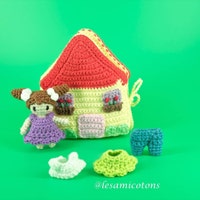 CROCHET TOY PATTERN: Emma and Her Dollhouse english Only - Etsy Canada