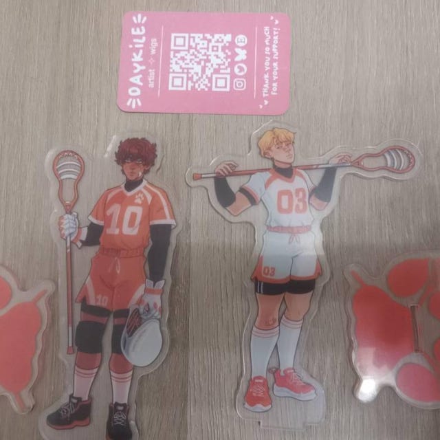 Ready to Ship! All for the Game Acrylic Standee Andrew Minyard