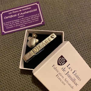 Fleur De Lys Set Of Cufflinks And Tie Clip, Handmade, In Fine Pewter