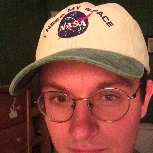 NASA I Need My Space Embroidered Two Tone Pigment Dyed Cotton Cap - Etsy