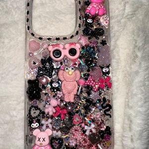 Kuromii Inspired iPhone Junk Case-(pink & Black) - Etsy