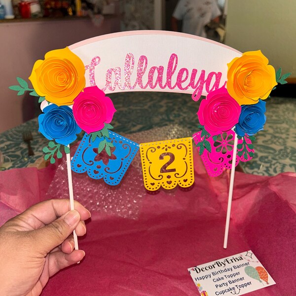 Pink Bow Happy Birthday Banner Decorations - Festive Party Banner For Celebrations