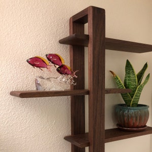 Walnut Shift Shelf - the Original - Solid Wood Wall Decor