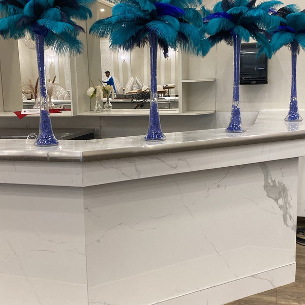 AAA 100PCS Black Ostrich Feathers DIY Wedding Decorations Party DIY