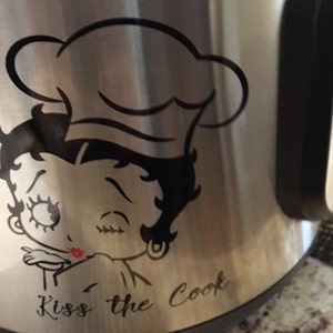 kiss the cook betty boop svg kiss the cook betty boop svg
