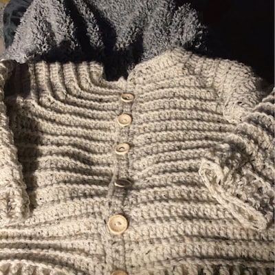 Digital PDF Crochet Pattern: Easy Crochet Cardigan Sweater for Boys and ...