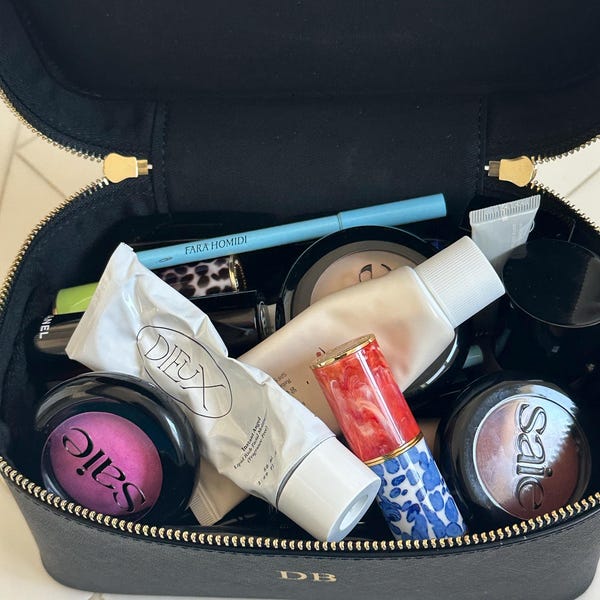 SAFFIANO PRINTED MAKE UP BAG THE BODYGUARD main image 0