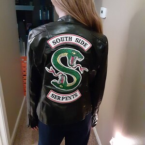 Snake Riverdale South Side Printed Heat Transfer Iron on Clothes T-Shirt Patches