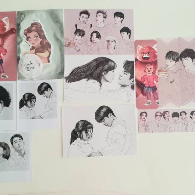 JUNGKOOK ブックマーク BTS Jungkook Bookmark & Print Lámina A5 | BTS 2021 | JK