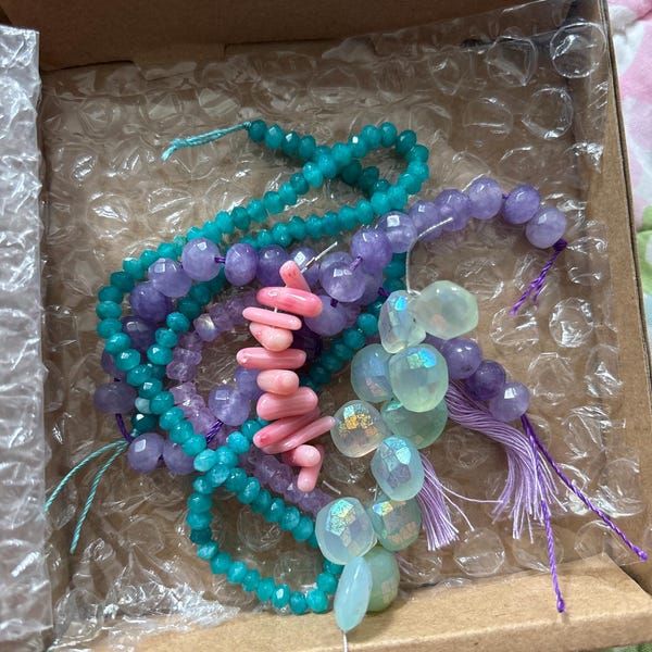 Natural Blue Green Abalone Moon Shell Beads Square 15 25 Mm Approx ...