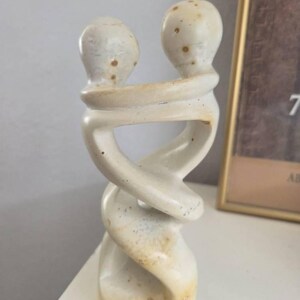 Kisii Soapstone Twisted Lovers Sculpture- Hand Carved in Kenya - Etsy