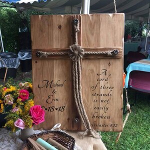 Personalized Rustic Wedding Alternative Unity Ceremony Idea | Etsy