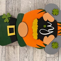Standing Interchangeable Gnome File SVG, Glowforge Home Sign ...