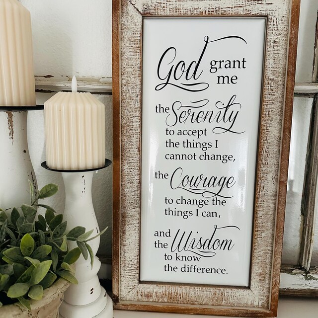 Serenity Prayer – SVG Cut File (mtc, Svg, Pdf, Eps, Ai, Dxf, Png