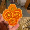 Glossy Groovy Flower Power Sticker - Etsy