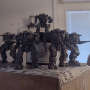 Caesar, Alternate Battletech Mechwarrior Miniature WITH BASE - Etsy