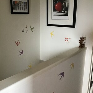 Flying Birds Fabric Wall Decals - Etsy UK