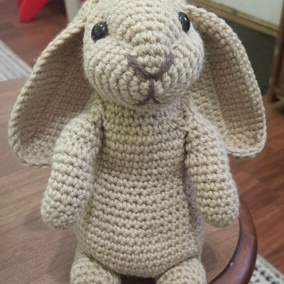 Plush Rabbit bunny Crochet Pattern PDF Realistic Rabbit - Etsy