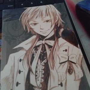 Kuroshitsuji Black Butler Sketch Anime Postcard Charles Grey - Etsy Kuroshitsuji Black Butler Sketch Anime Postcard Charles Grey - Etsy