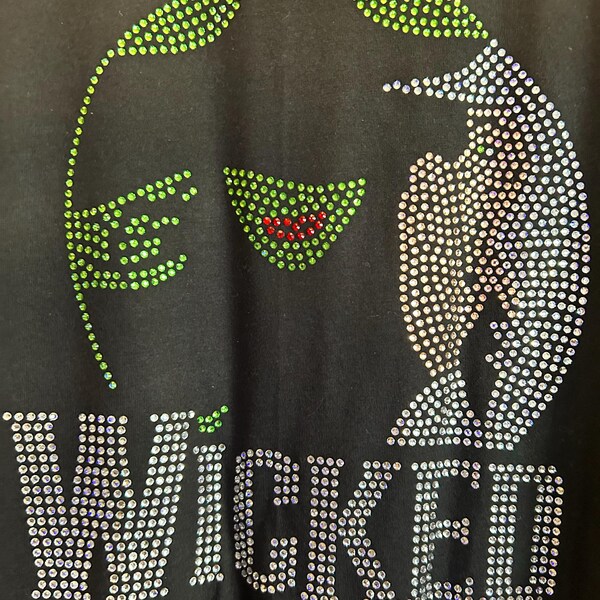 Wicked Broadway Musical Bling Luxury Rhinestone Shirt Custom Made ...