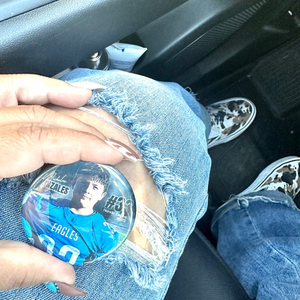 Football Team Custom Photo Pins - Etsy
