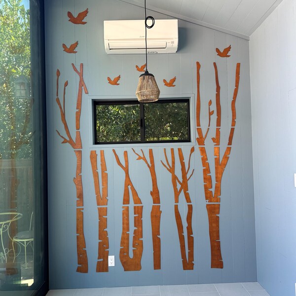 Wooden Triangle Wall Art, Large Wood Tiles Home Decor, Geometric Shapes ...