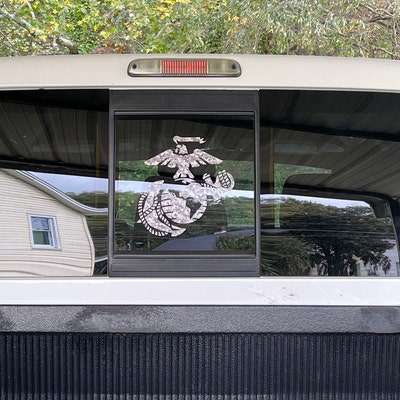 Set of 2 USMC Marines Eagle Globe Anchor Ega Logo Vinyl Decal Sticker ...