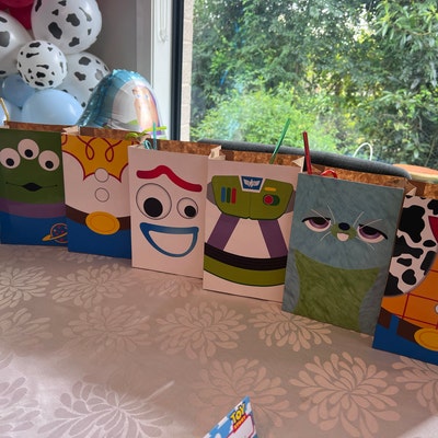 Toy Story Gift Bag Fronts Toy Story Birthday Party (Instant Download ...