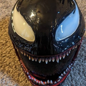 【ブラックスパイダーマン】新品 シンビオート ヴェノム マスク ヘルメット ブラックスパイダーマン】新品 シンビオート ヴェノム マスク