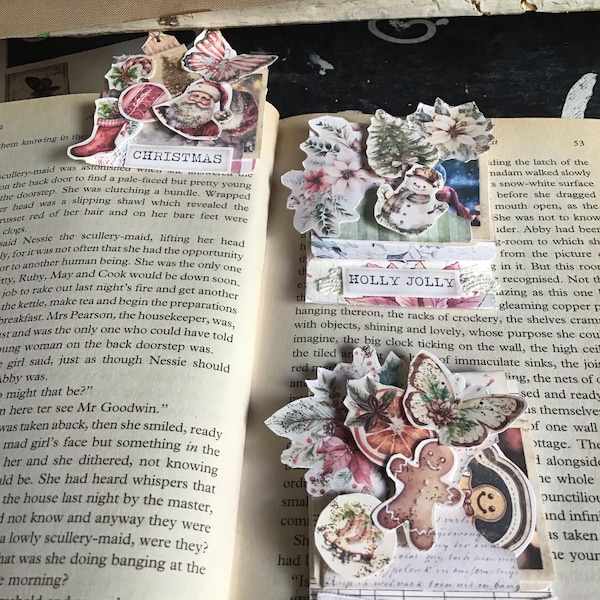 Christmas Hidden Paperclips Kit, Set of 3, Junk Journal, Paper Clip ...