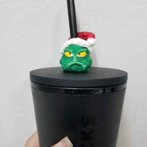 Grinch Straw Topper – creativeintheclouds