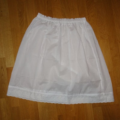 White Petticoat, A-line Petticoat, Petticoat Skirt, Petticoat Slip ...
