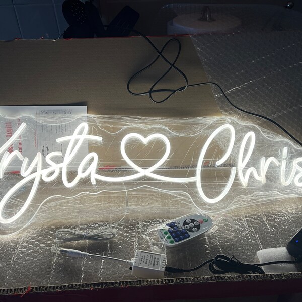Reception Neom Sign Wedding Neon Sign for Reception, Custom Neon Sign, Custom Neon LED Sign ...