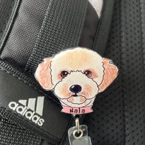 Personalized Pet Pin: Custom Dog/Cat Portrait Brooch - Wearable Art Gift