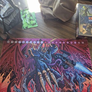 インペリアルドラモン プレイマット - 14x24 デジモンカードゲーム DCG