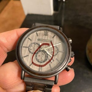 Anniversary Gift for Him,Wood Watch,Personalized Watch,Engraved Watch,Wooden Watch,Groomsmen Watch,Mens Watch,Boyfriend Gift,Gift for Dad